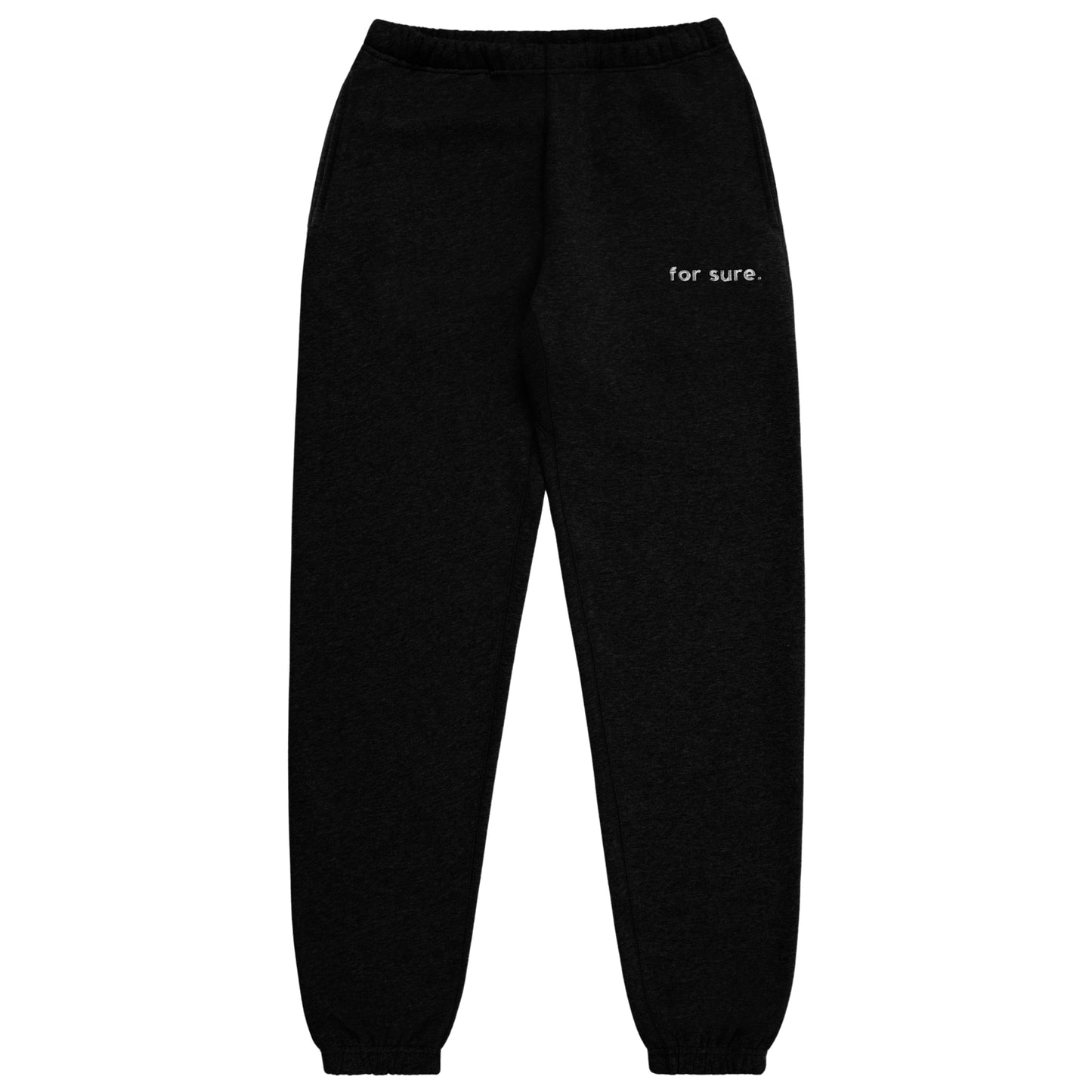 FOR SURE SWEATPANTS - BLACK