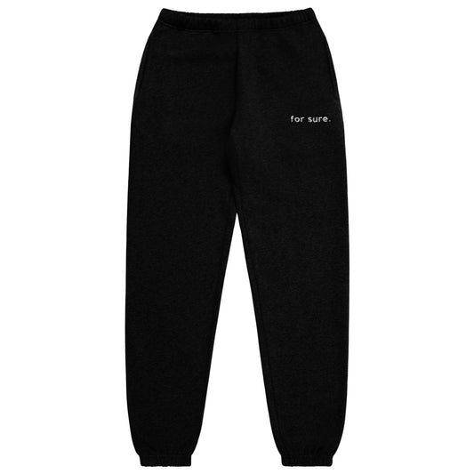 FOR SURE SWEATPANTS - BLACK