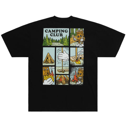 COMIC STRIP TEE - BLACK