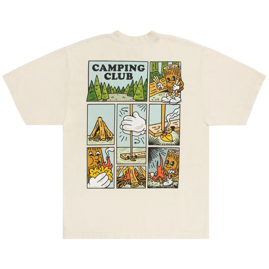 COMIC STRIP TEE - CREAM