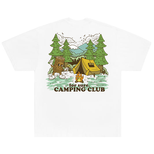 CAMPING CLUB TEE - WHITE